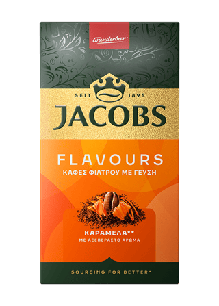 10040425 Jacobs Flavours Caramel 250g Carton V5 PRD v01