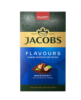 10040428 Jacobs Flavours Hazelnut 250g Carton